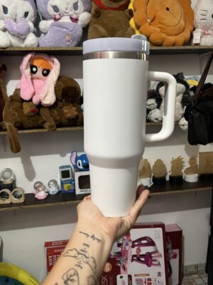 Vaso térmico blanco